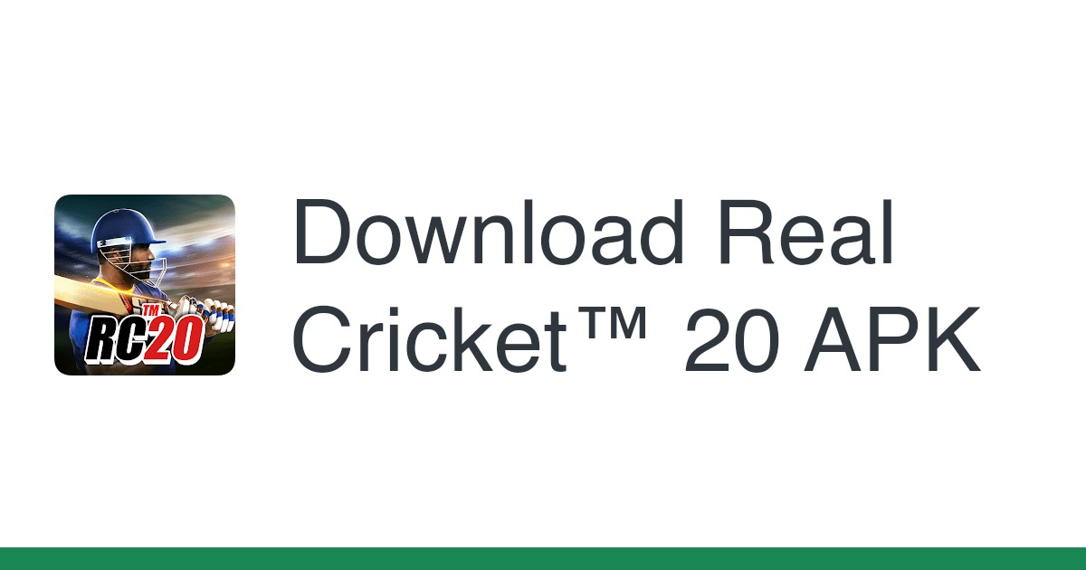 Real Cricket 20 for Android-happymodsapk